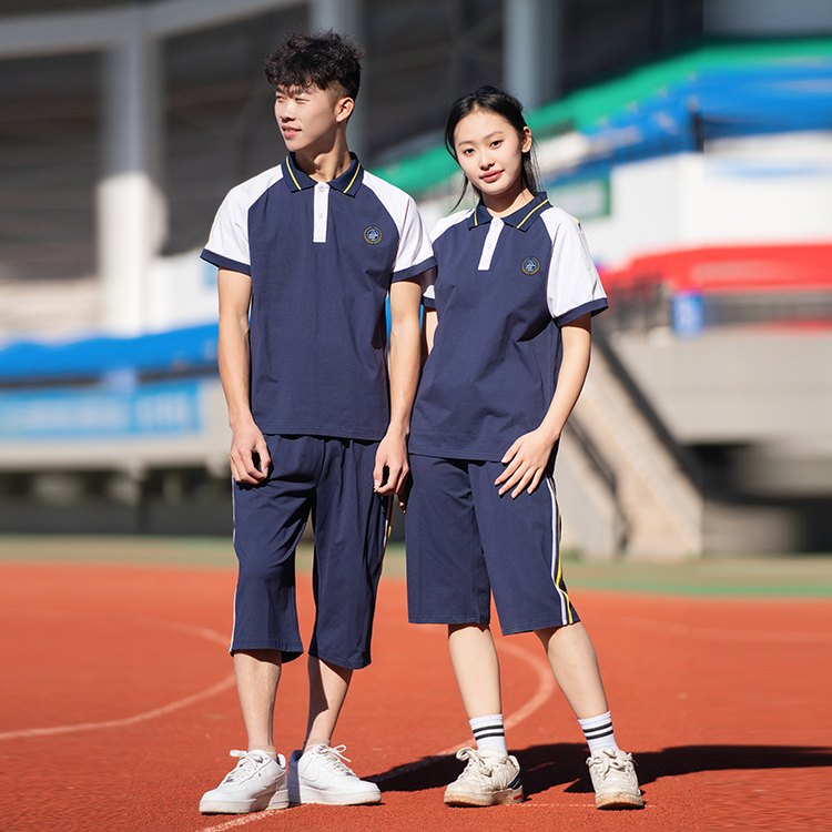 夏季中学生运动服校服套装