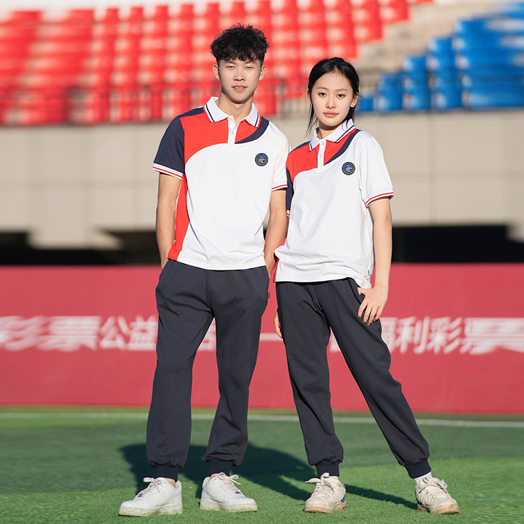 中学夏季学校校服