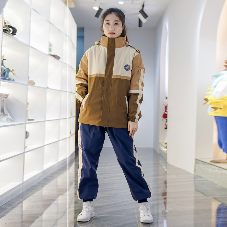 中学冬季冲锋衣校服