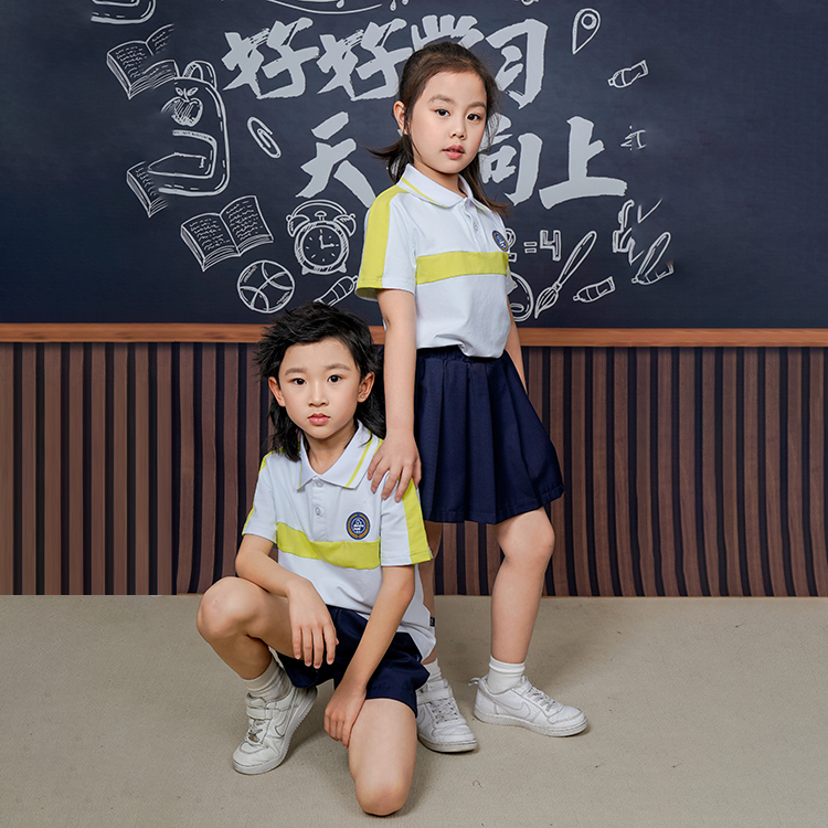 夏季学校校服套装