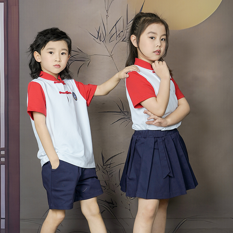 夏季国学校服