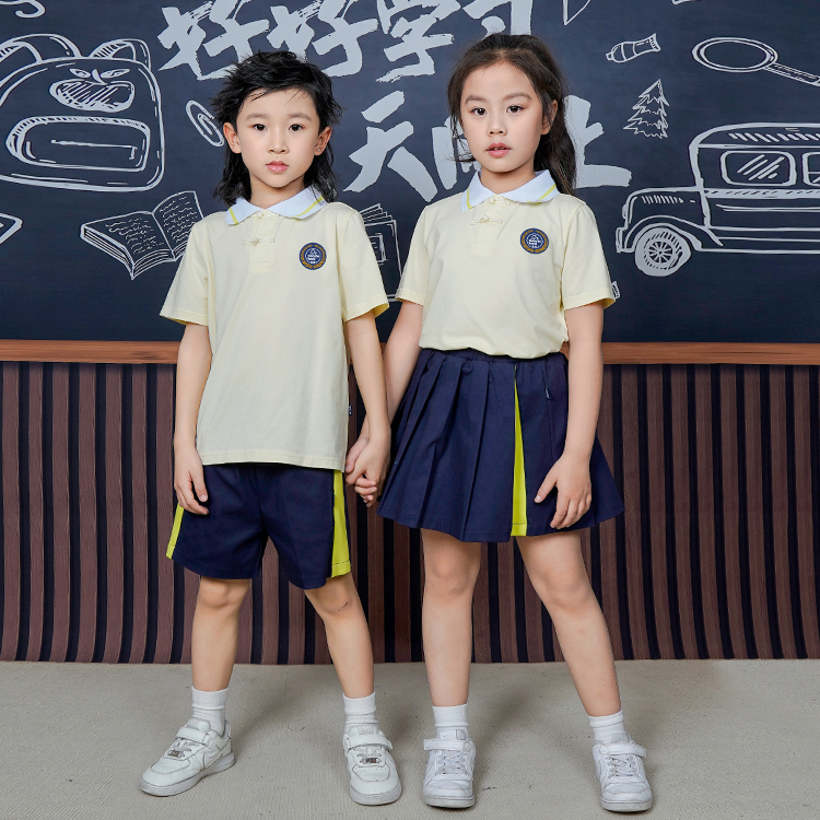 小学夏季国学款校服