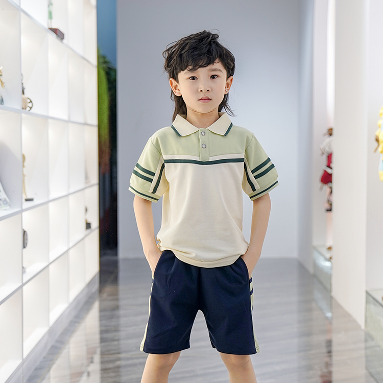 运动风小学夏季校服